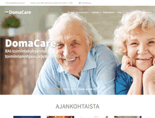 Tablet Screenshot of domacare.fi